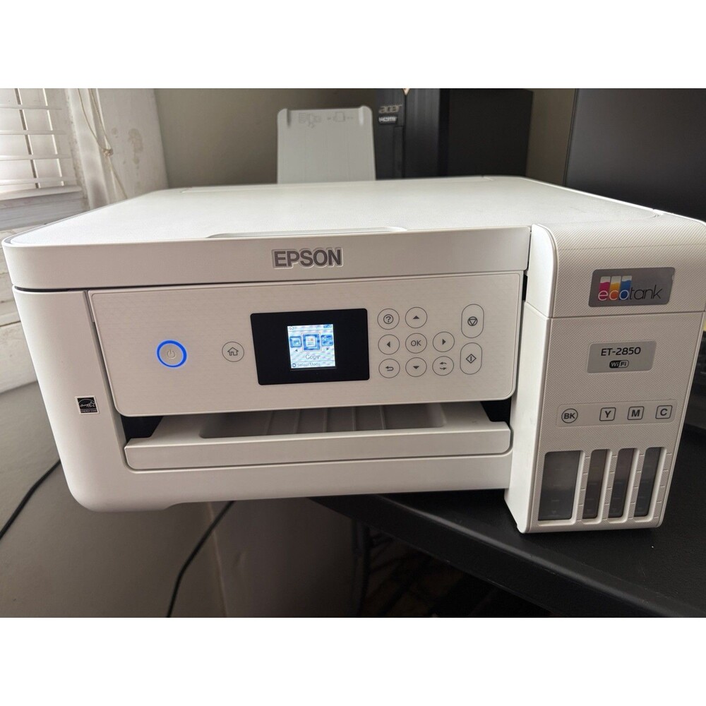 Epson EcoTank ET-2850 Wireless Color All-in-One Printer Tested Works